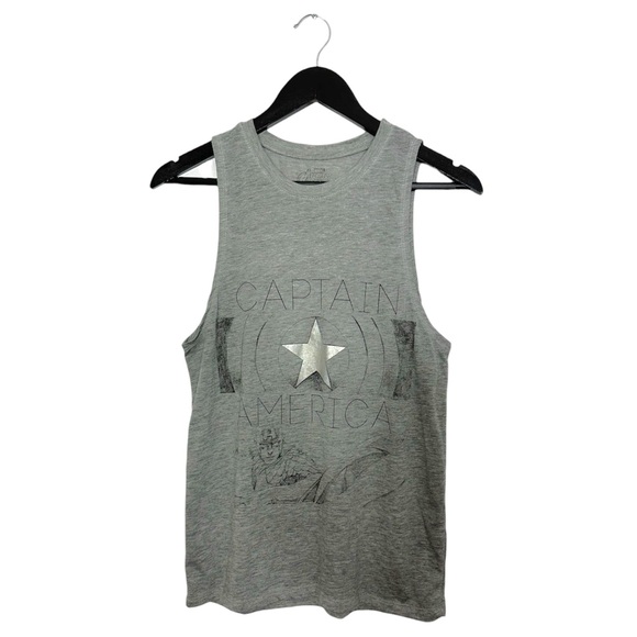 Marvel Tops - Marvel Captain America Star Graphic Tank Top Size Medium Fandom Superhero